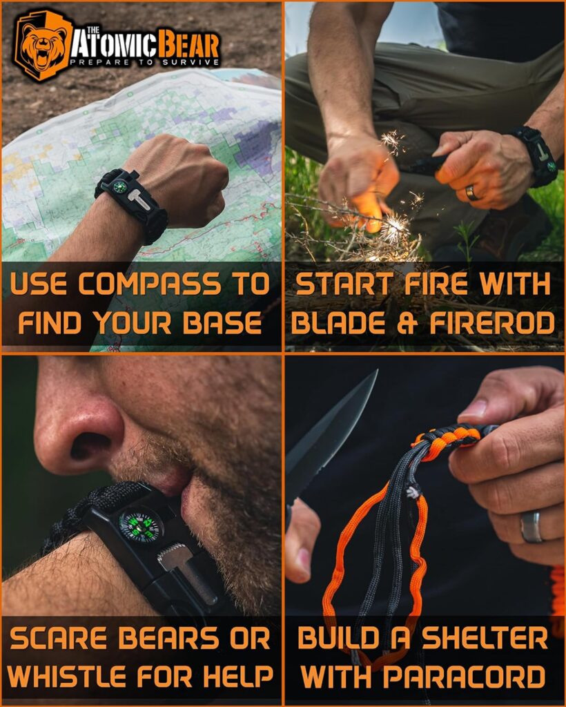 Mountain Milla - Atomic Bear Parachord Bracelet